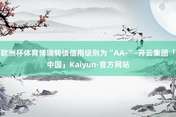 欧洲杯体育博瑞转债信用级别为“AA-”-开云集团「中国」Kaiyun·官方网站